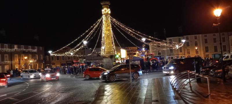 Christmas lights switched on in Birr