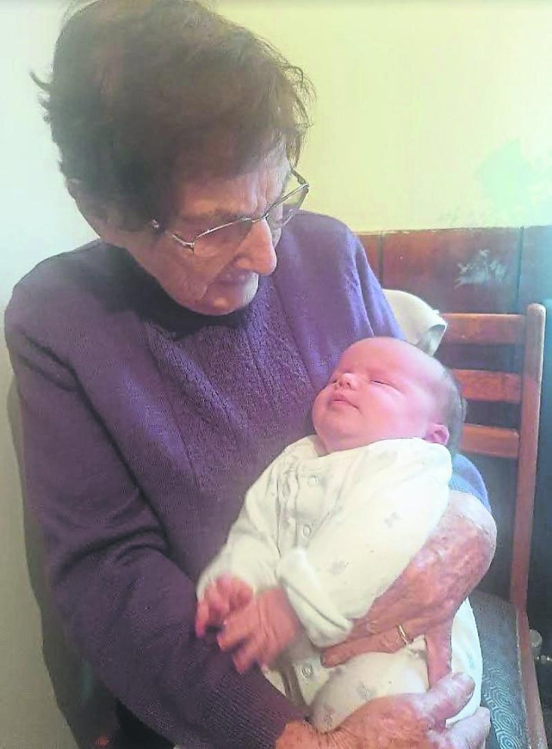 A very special birthday visitor for wonderful Offaly lady