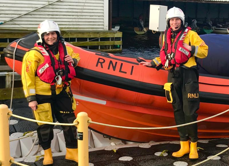 Five new crew members on call for the first time this Christmas at Lough Derg RNLI 