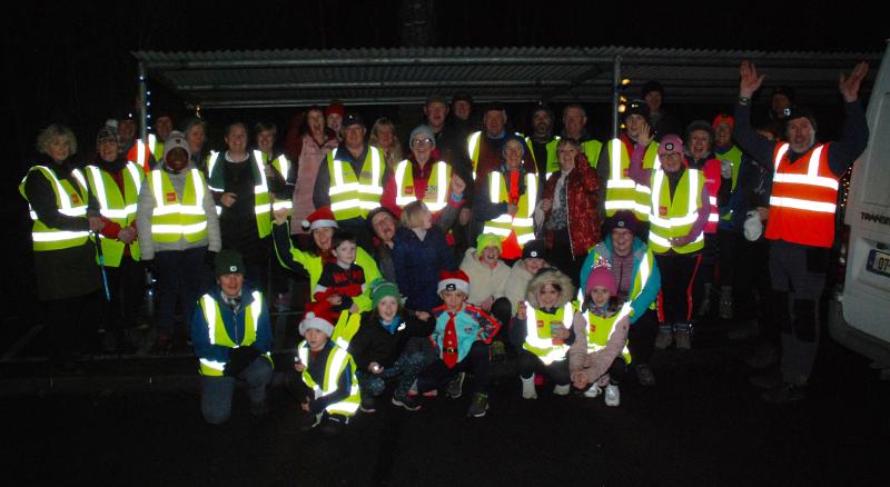 Christmas mulled wine in Golden Grove with the Roscrea Trail Blazers