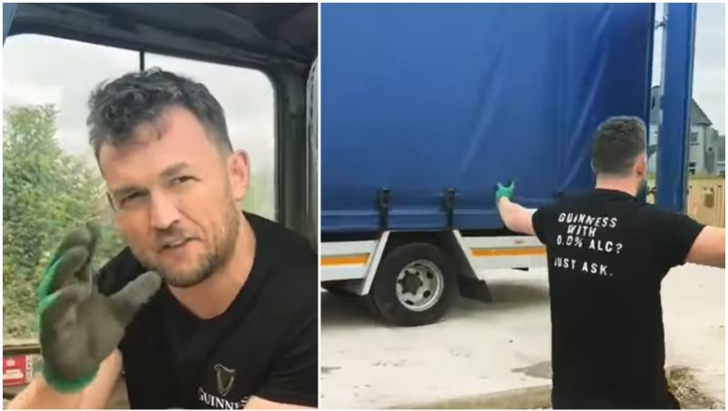 WATCH: Offaly pub owner in a digger preparing for upcoming gig is gas