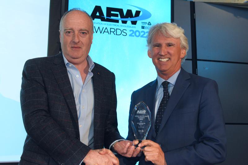 Electrical shop in Offaly picks up important recycling award 