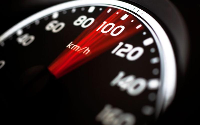 speeding speedometer