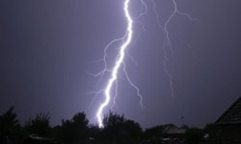Offaly motorist has lucky escape after car struck twice by lightning 