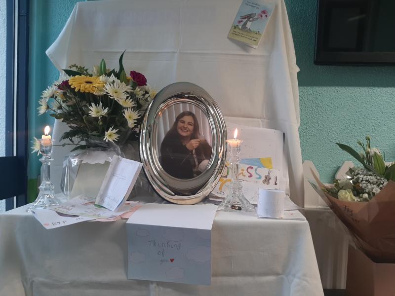 Ashling was 'an inspiration to us all' says school principal