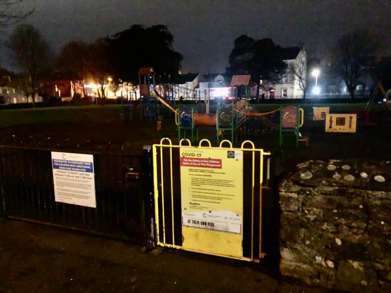 Roscrea's Glebe Park is dangerously dark warns Councillor