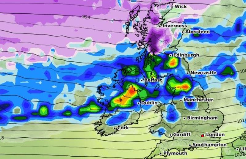 Ireland weather Met Eireann forecast