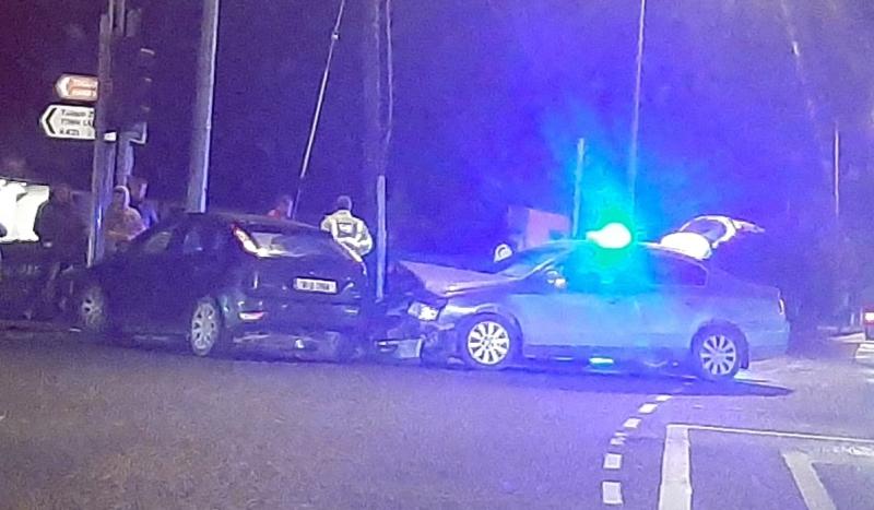 UPDATE: Minor injuries in two-car Tullamore collision
