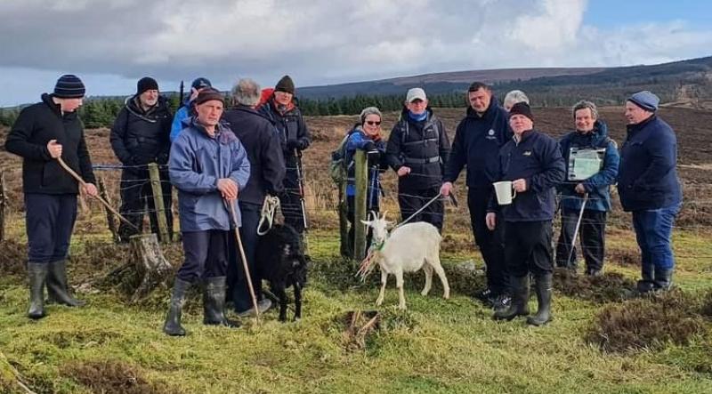 The SBA members last week in the Slieve Blooms