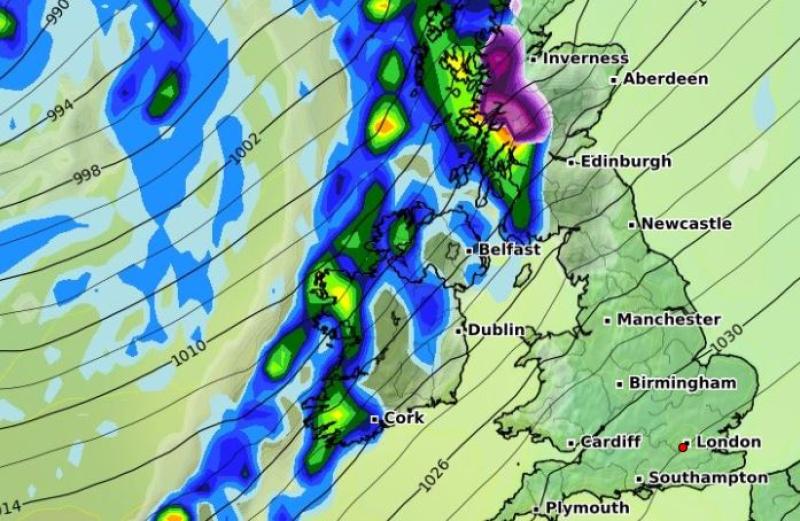 WEATHER WARNING: Met Eireann issues wind and rain warnings for parts of Ireland with big change coming in the weather