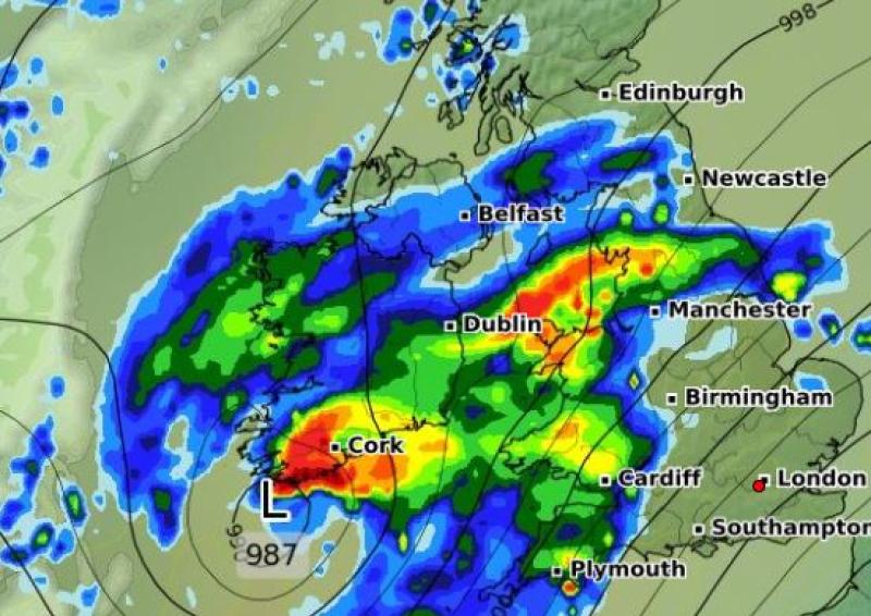 Ireland weather Met Eireann forecast