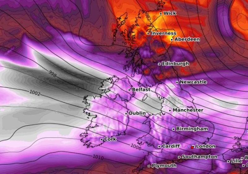 Storm Dudley Met Eireann Weather Warning