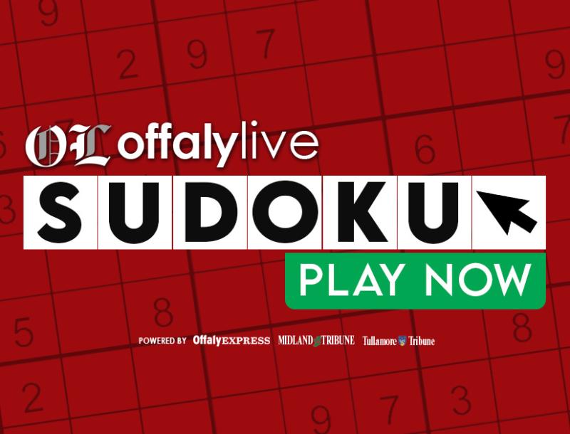 Offaly Live Interactive Digital SudokuPuzzle