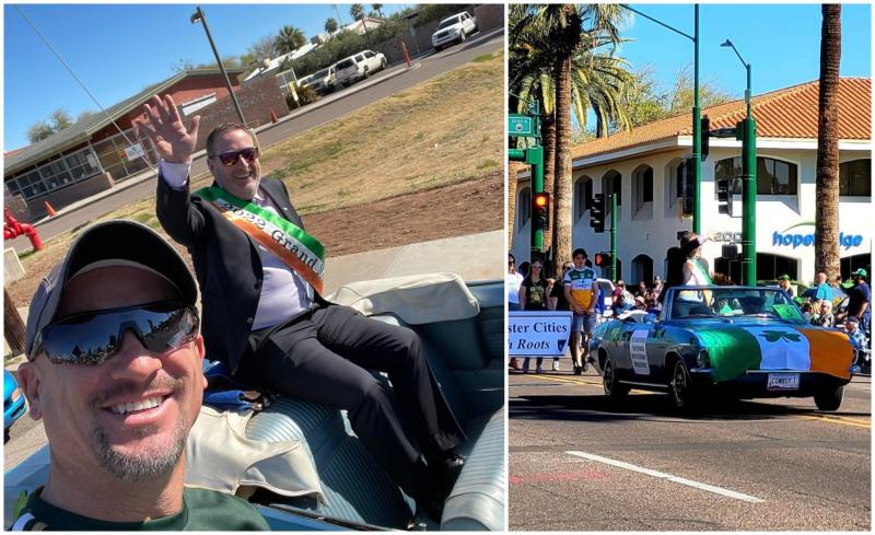 Offaly councillor leads St Patrick's day parade in the US 