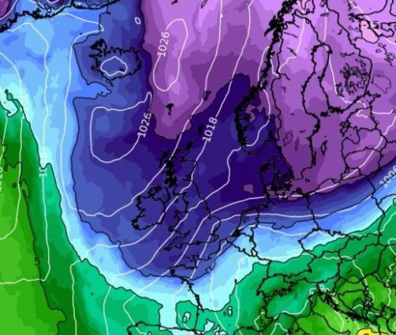 Met Eireann weather forecast for Ireland for the coming days 