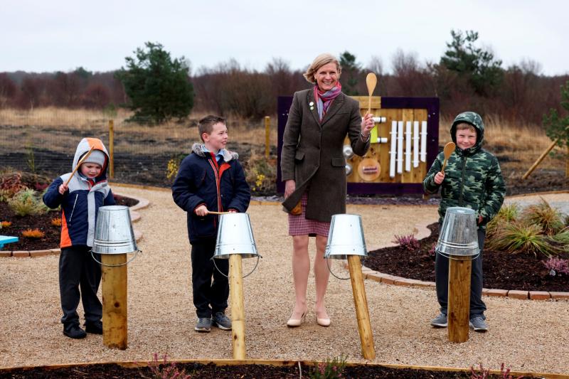 Mountlucas Bord na Mona sensory garden Pippa Hackett
