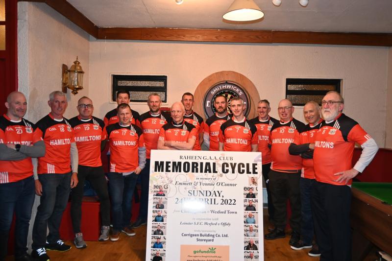 Offaly GAA Club plan ambitious memorial fundraising cycle to Wexford