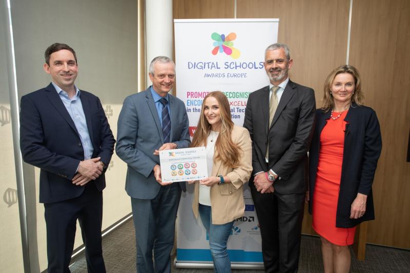 Borrisokane Community College scoops top European award for digital education practices 