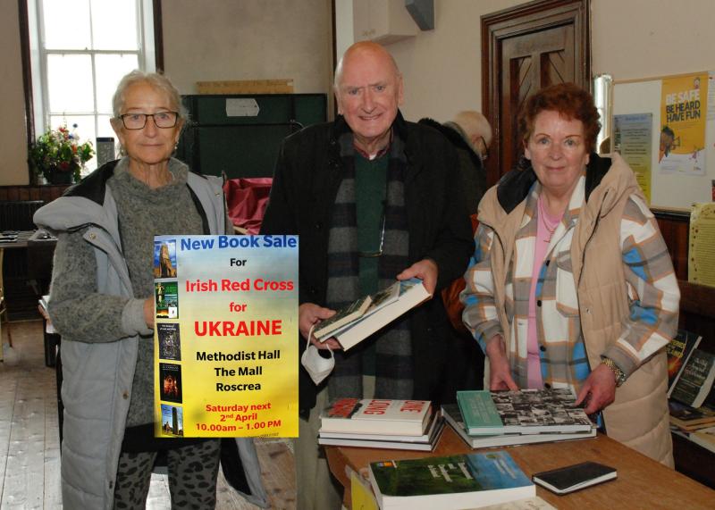 Over €2,000 raised at Roscrea Book Sale for Ukraine