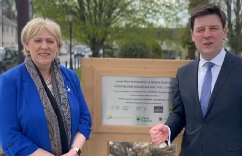 Minister Humphreys officially opens Slieve Bloom Mountain Bike Trails