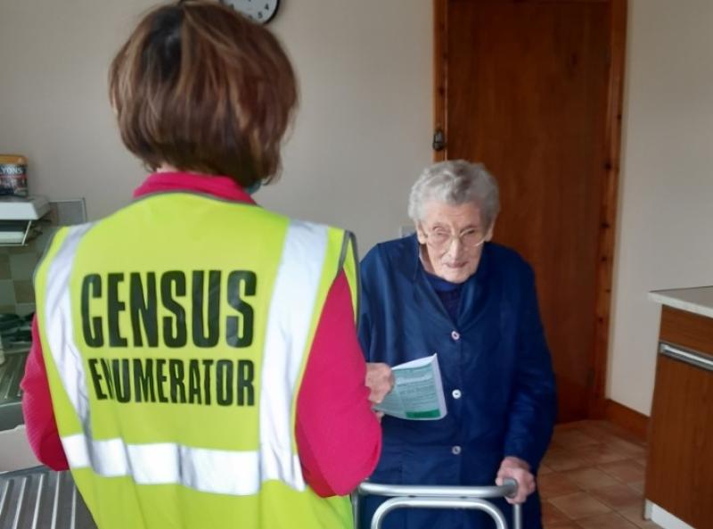 105 year old Offaly woman returns her census form