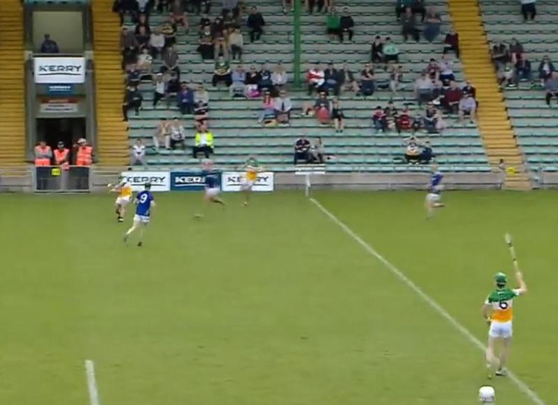 WATCH: David Nally's monster point snatches dramatic win for Offaly against Kerry