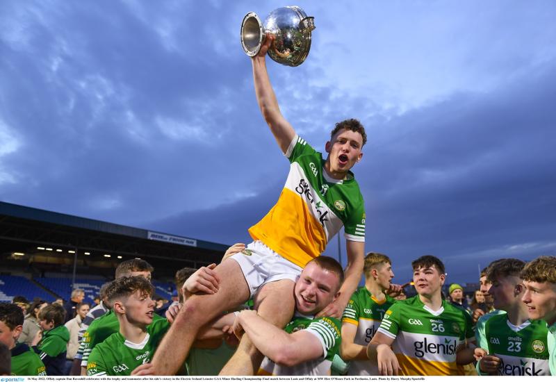 Dan Ravenhill – the latest Durrow man reaching for the hurling stars