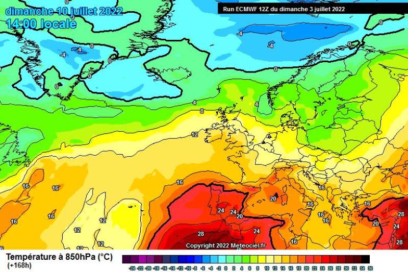 Weather forecast for Ireland for the coming week from Met Eireann