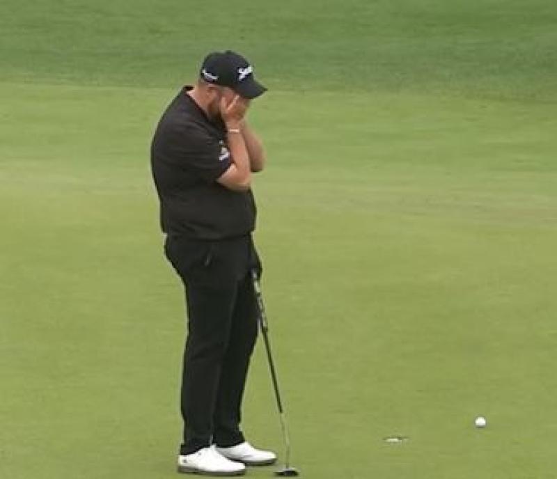 WATCH: All Shane Lowry can do is laugh after nightmare hole at JP McManus Pro Am