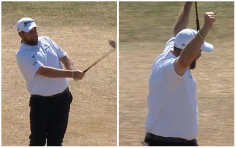 WATCH: Shane Lowry eagles two holes in a row at Open Championship with sensational chip-ins
