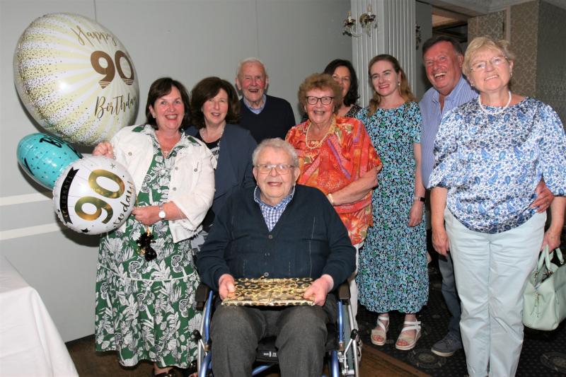 Popular Offaly man celebrates his 90th birthday