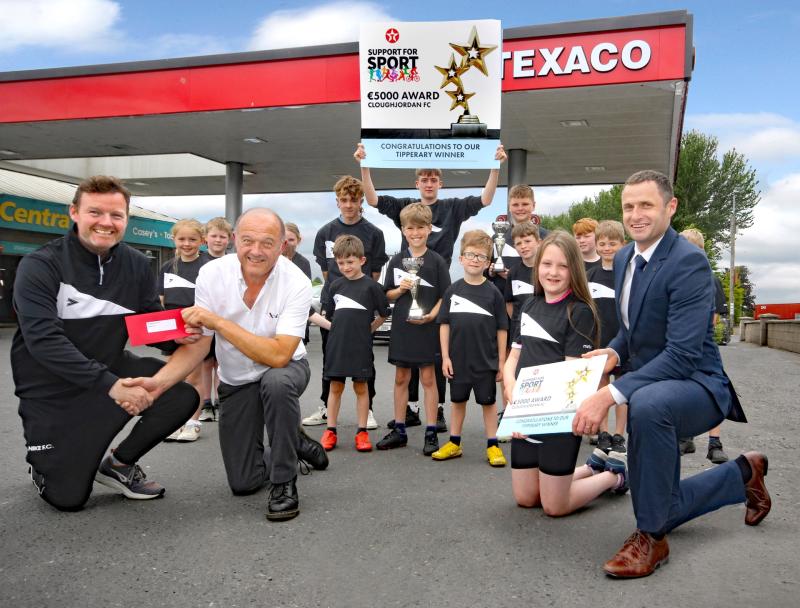 Cloughjordan FC benefit from Texaco sport funding