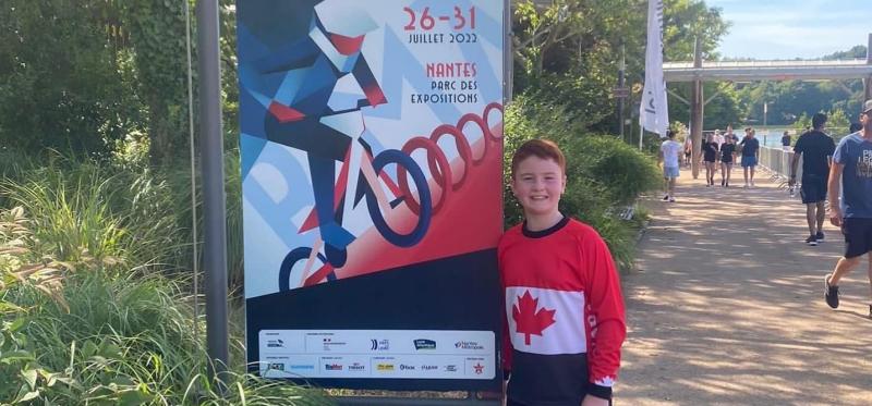 Youth with Tullamore connections stars in world BMX championships