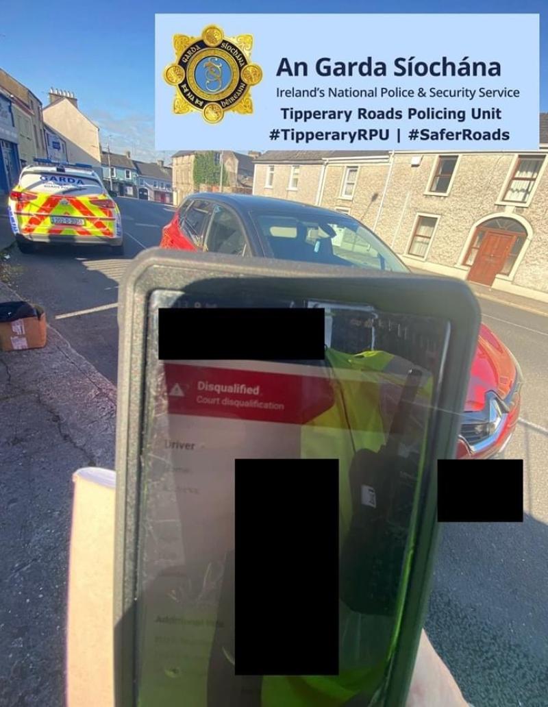 Gardaí arrest driver in Roscrea after providing 'sketchy details'