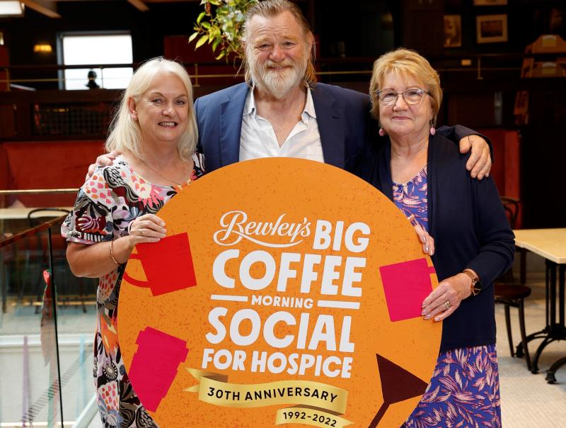 Brendan Gleeson urges Offaly coffee lovers to host for Hospice 