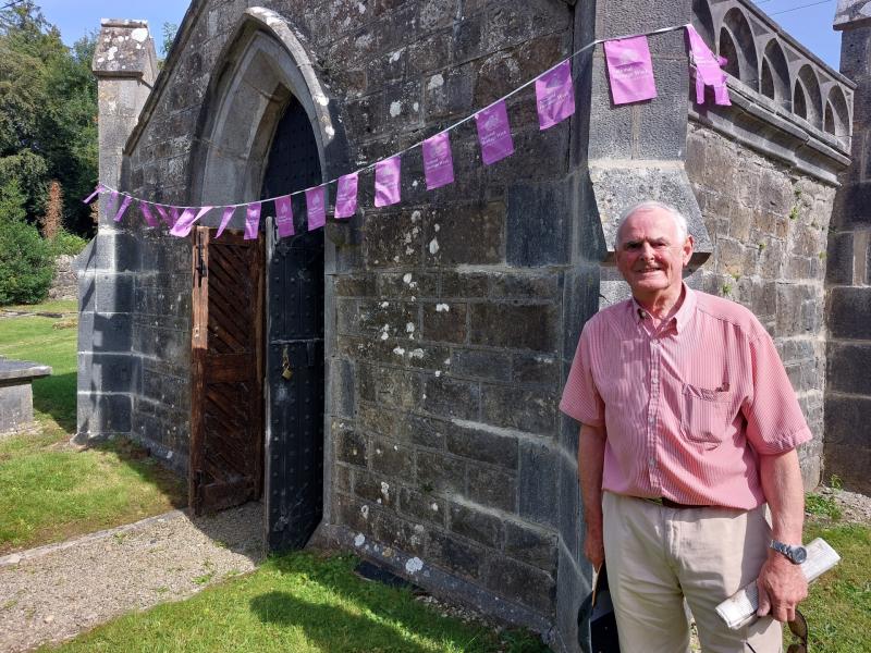 Historic Offaly mausoleum being carefully, expertly restored