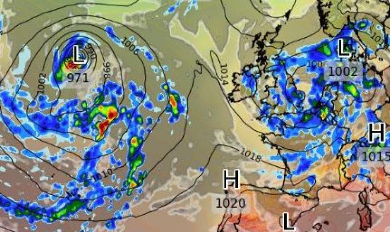 IRELAND WEATHER: Uncertainty over weather forecast for Ireland as Hurricane Danielle tracks across Atlantic