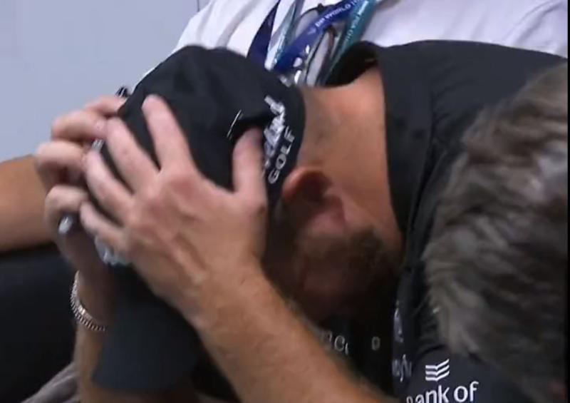 WATCH: Emotional Shane Lowry celebrates after winning the PGA Championship at Wentworth