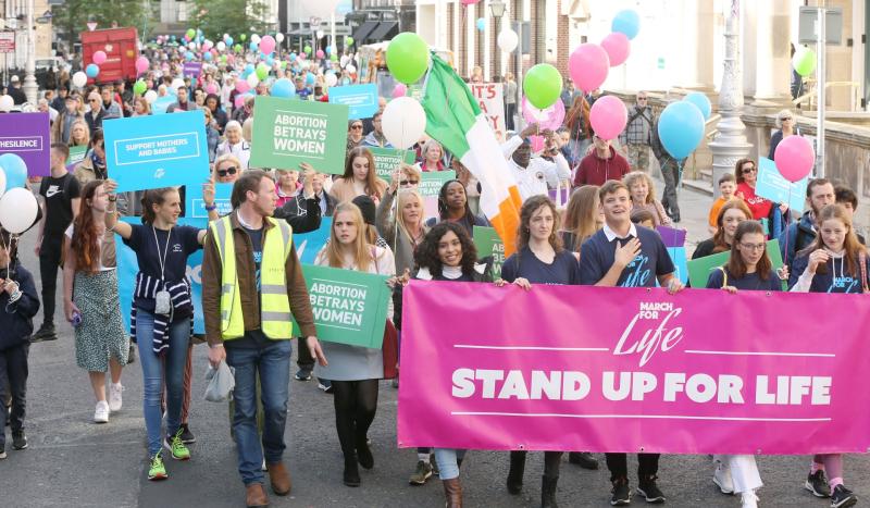 Pro-life rally Dublin