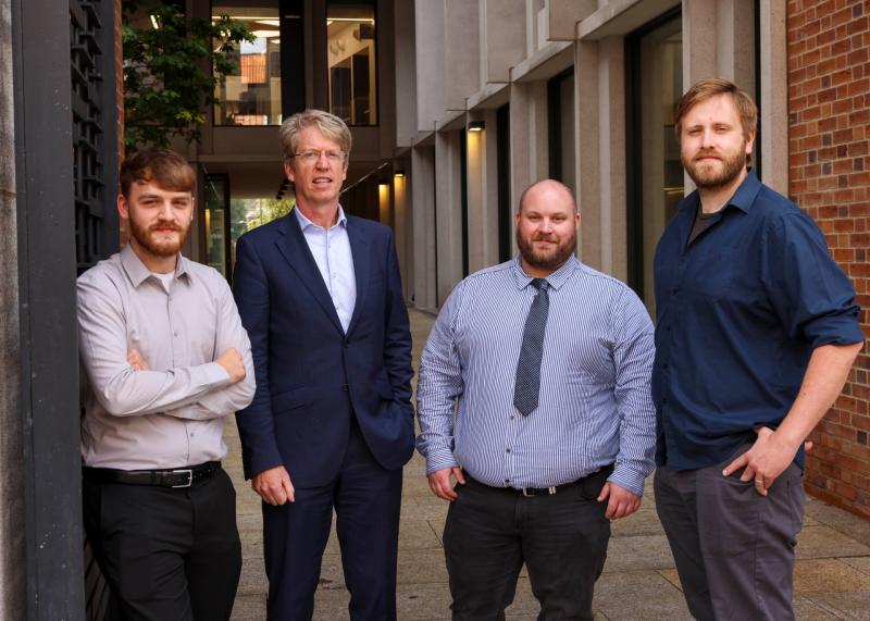 Paddy Hayes, ESB Chief Executive is Glen O'Neill (Edenderry), Alan Greene (Multy) and Mark Hayes (Mullingar).