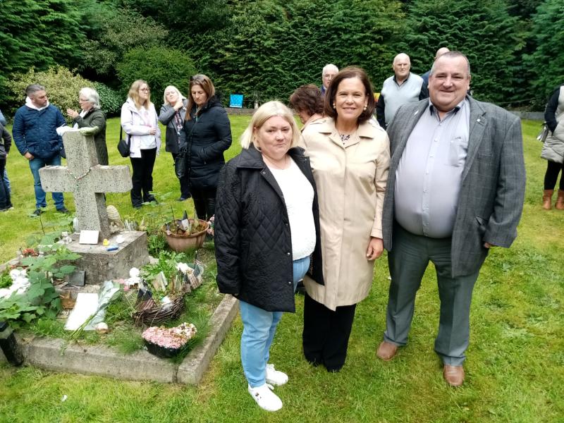 Mary Lou McDonald attends Sean Ross Abbey Roscrea commemoration