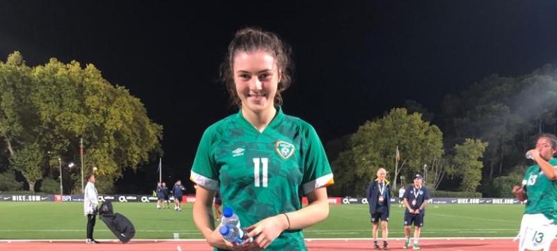 Offaly woman makes scoring debut for Ireland U-17s