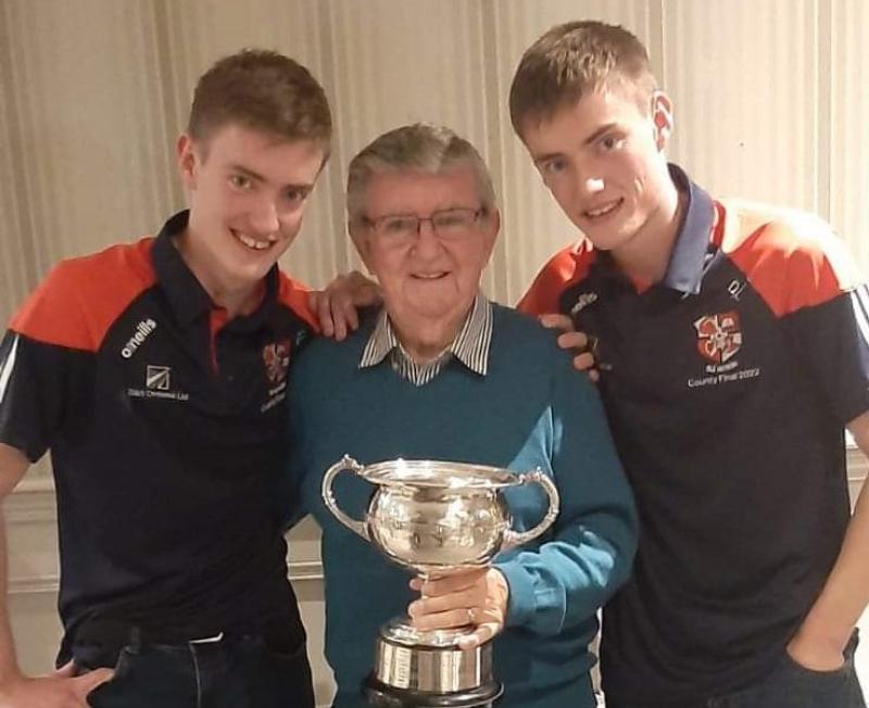 Grandsons celebrate Shinrone's success with goalkeeping grandfather