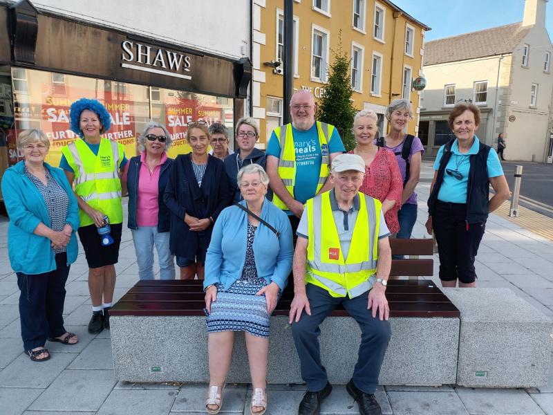 Mary's Meals walk through Roscrea and Birr from Thurles to Knock Shrine a great success
