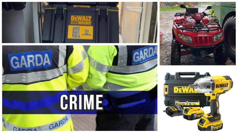 Longford farm family offer reward as quad and tools stolen by thieves who disconnected CCTV 
