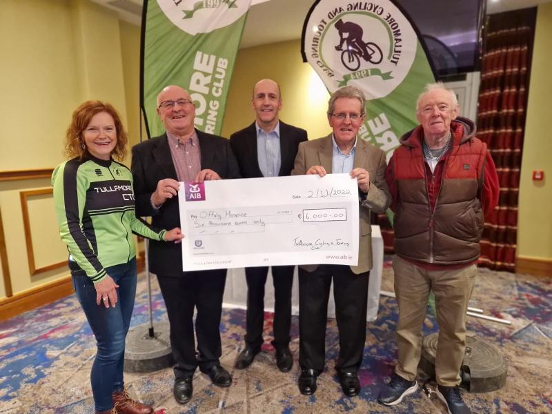 Tullamore Cycling Club donates €12,000 to local charities