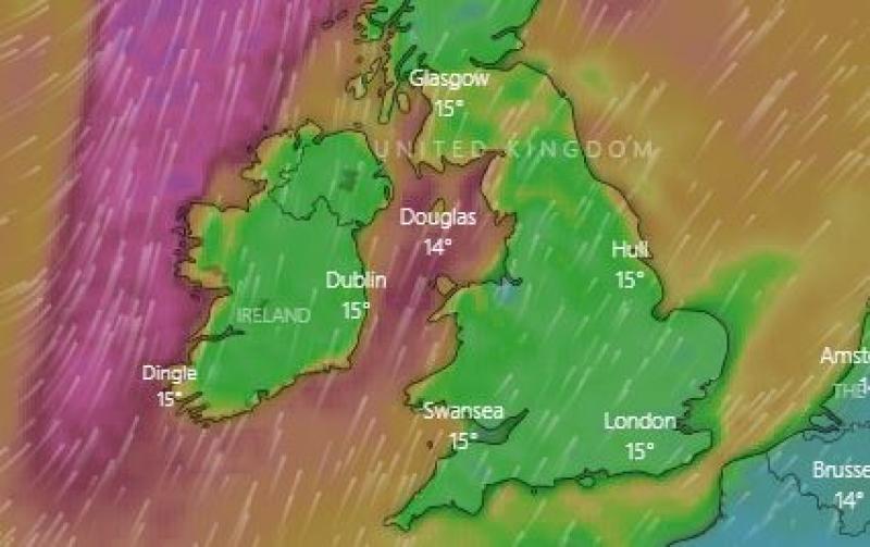 Met Eireann issues Weather Warning with strong winds set to hit parts of Ireland