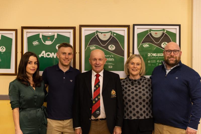 Denis Magner inducted into Tullamore Rugby Club Hall of Fame