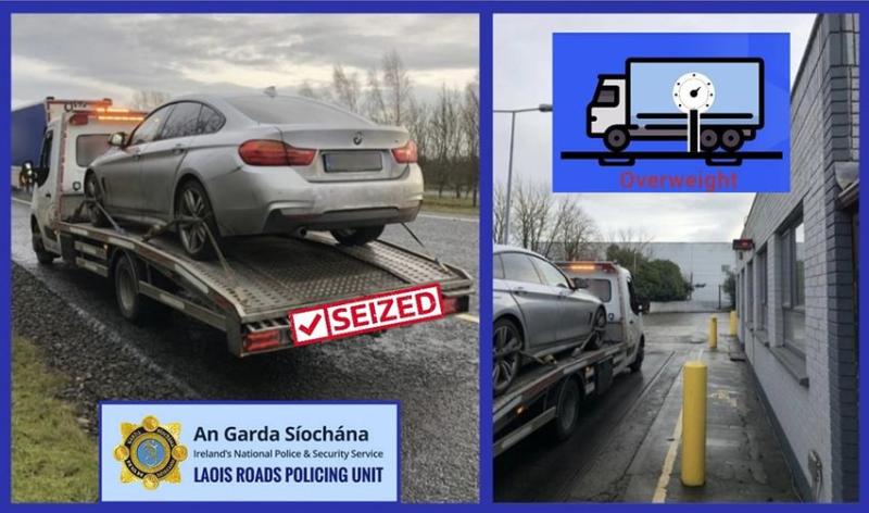 Laois Gardai seize recovery truck