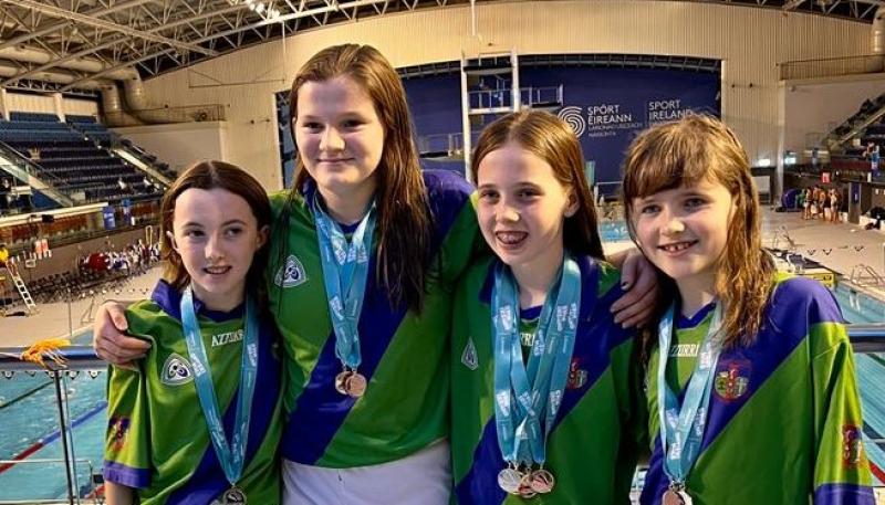 Offaly swimmers at the Leinster championships